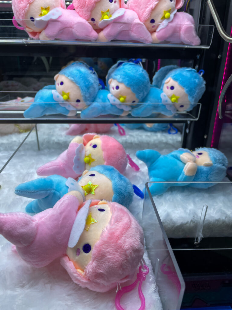claw machine prizes at partea nyc