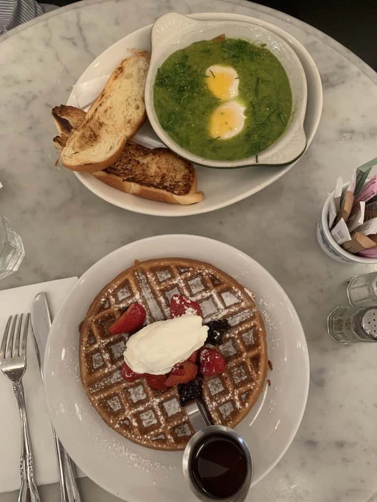 rosewater waffles