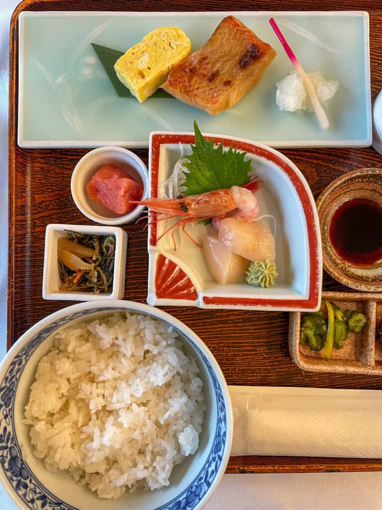 Japanese Teishoku Breakfast hotel nidom