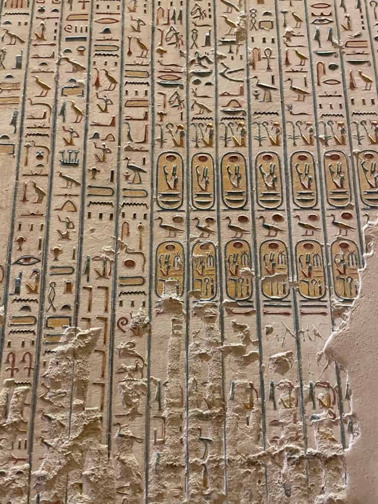 hieroglyphics ramses V