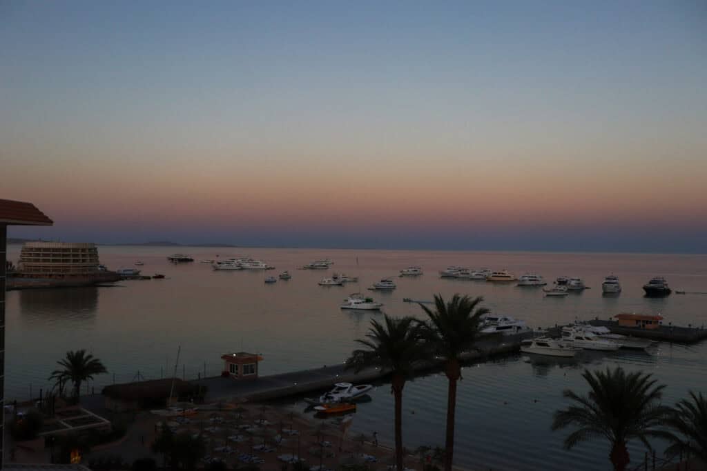 marriott hurghada sunset views