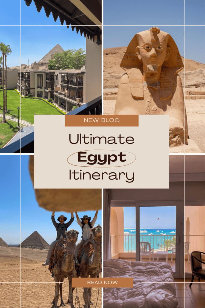 ultimate egypt travel itinerary