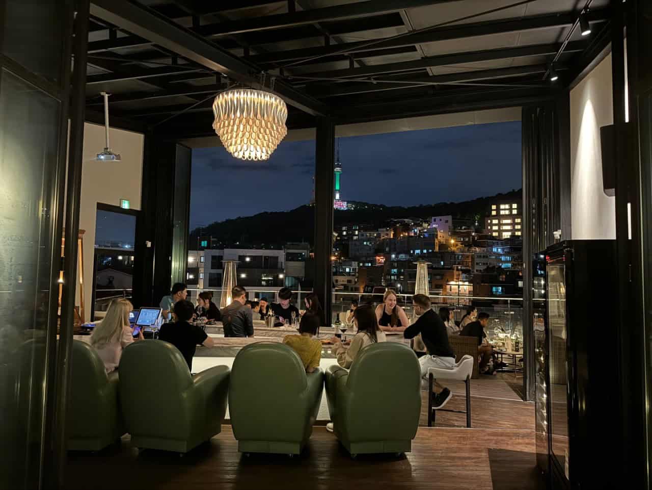 rooftop bar