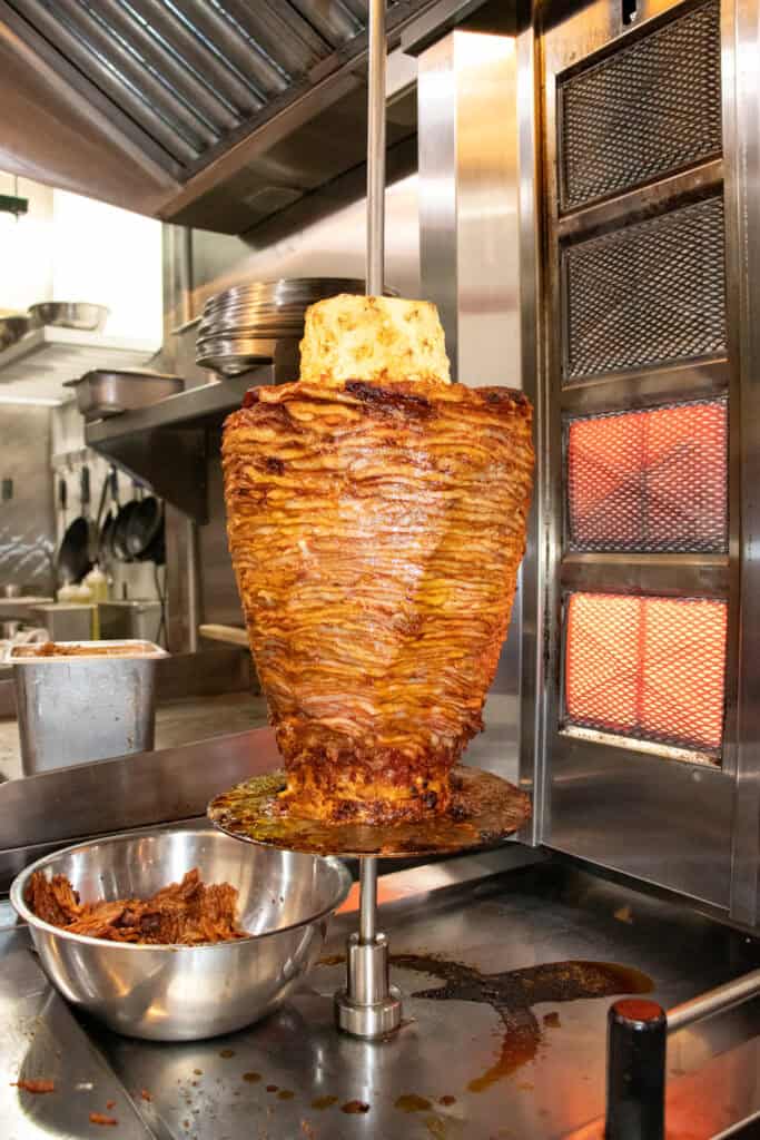 al pastor on trompo