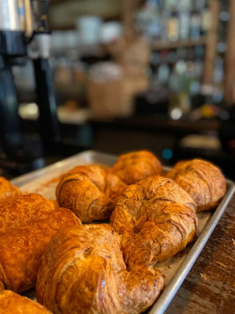 croissants at couleur cafe