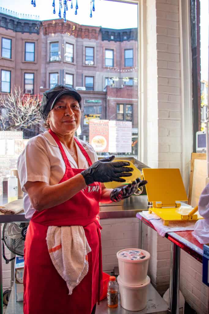 corn tortillas la taqueria