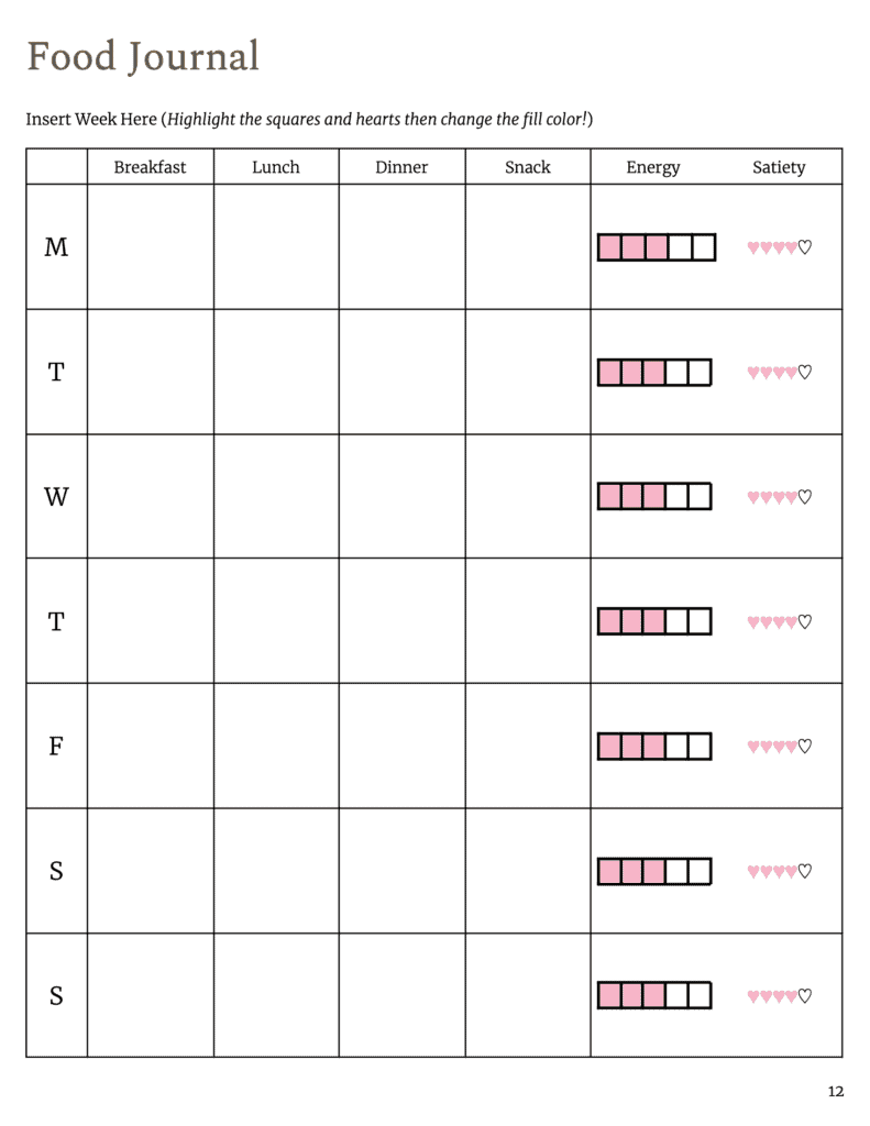 food journal